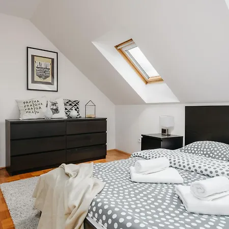 Roy 2 Bdr With Castle View, Parking & Ac * Praga