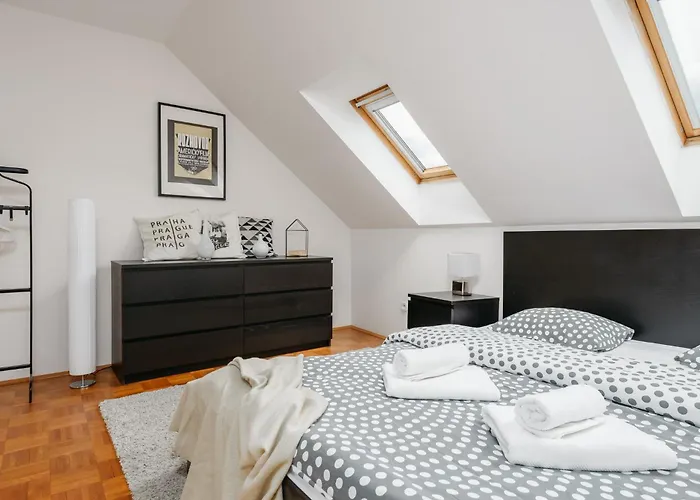 Roy 2 Bdr With Castle View, Parking & Ac * Praga